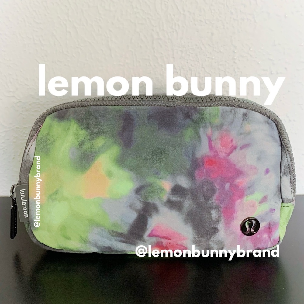 lululemon Everywhere Belt Bag in Hyper Dye Multi/Rover Pink Green (1L) New NWT - Picture 1 of 16